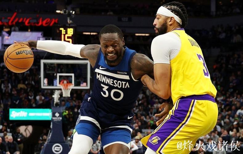 詹姆斯缺阵浓眉贡献23+11拉塞尔低迷 湖人负于森林狼